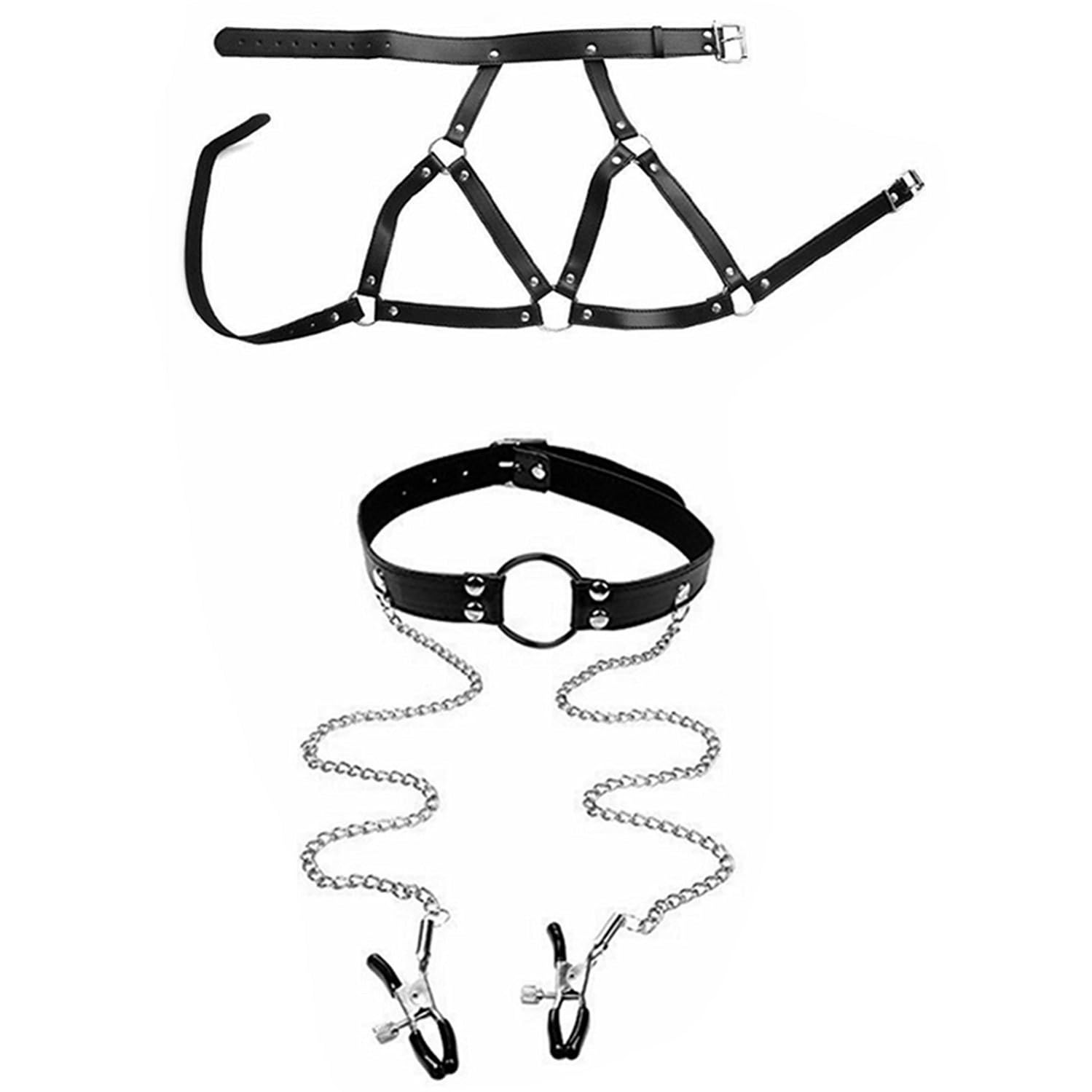 02- Perfect Kit Set PU Leather Handmade Kit With Elegant Styling Used for Special Holiday, Role-Playing Convention for Women and Couple