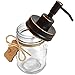 Mason Jar Soap Dispenser - Kitchen Soap Dispenser, Dish Soap Dispenser - Farmhouse Decor Hand Soap Dispenser for Bathroom or Lotion Dispenser (16 Oz, 304 Stainless - Rustproof Oil Rubbed Bronze Pump)