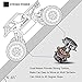 Tuptoel RC Car Alloy Rock Crawler Truck 4x4 Off Road Rock Crawler Jeep Truck for Boys 2.4GHz Radio Controlled Monster for Kids