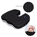 Coccyx Seat Cushion for Back Support,Tailbone and Sciatica Pain Relief for Car Office Chair,Gel Memory Foam and Washable Nylon Cover