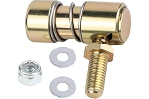 SANJOON Throttle Disconnect for Quick Release Joint Ball, 1/4-28 in Thread Steel Carburetor Linkages for Throttle Cable End