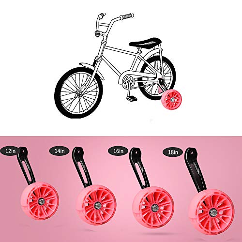 image for SPORUS Training Wheels, Thicken Bike Training Wheels for Kids Under 70