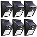 Solar Light, Super Bright 16 LED Outdoor Solar Powered,Wireless Waterproof Security Motion Sensor Light for Patio, Yard, Garden,Driveway,Outside Wall (6 Pack)