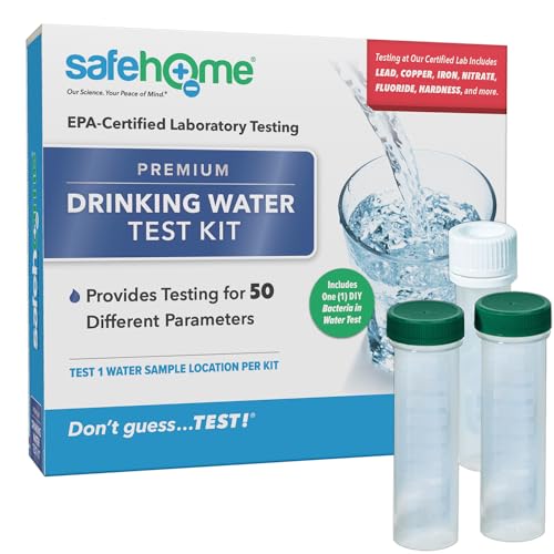 Safe Home® PREMIUM Drinking Water Test Kit Comprehensive Testing for