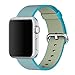 Apple Watch Nylon Band, PUGO TOP 2016 Woven Nylon Replacement Band for Apple Watch Series 2 Series 1 38mm, Scuba Blue