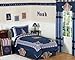 Sweet Jojo Designs Baby/Kids Clothes Laundry Hamper for Nautical Nights Bedding Sets