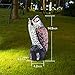 Ohuhu Solar Powered Horned Owl Decoy with Flashing Eyes & 3 Different Scary Sounds