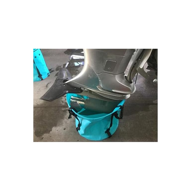 Krazywolf Outboard Engine Flush Bag Collapsable Portable Suit 70 Hp To 250 Hp Gearcases,Self