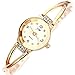 OrangeTag Rose Gold Plated Women's Elegant Rhinestone Bracelet Quartz Watch Fashion Lad...