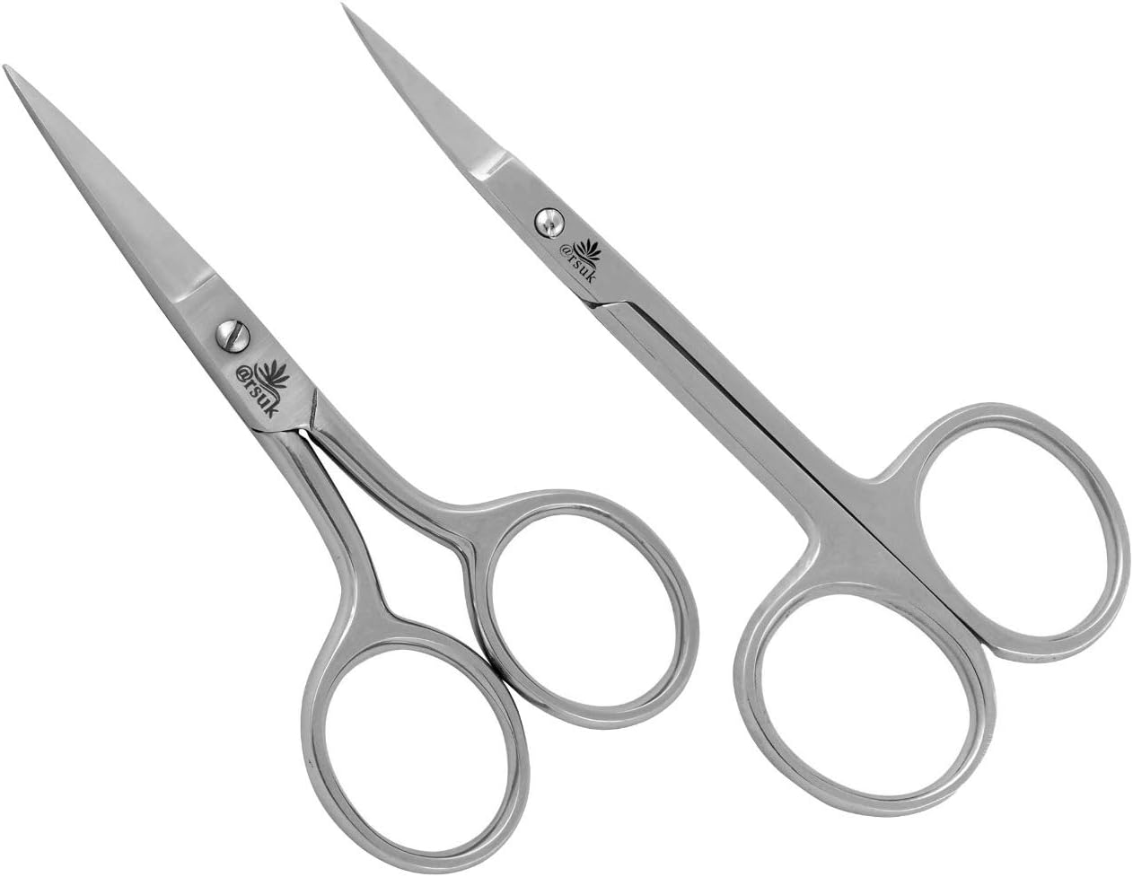 ARSUK Scissors for Moustache Beard Nose Ear Hair Eyebrow Men's Hair