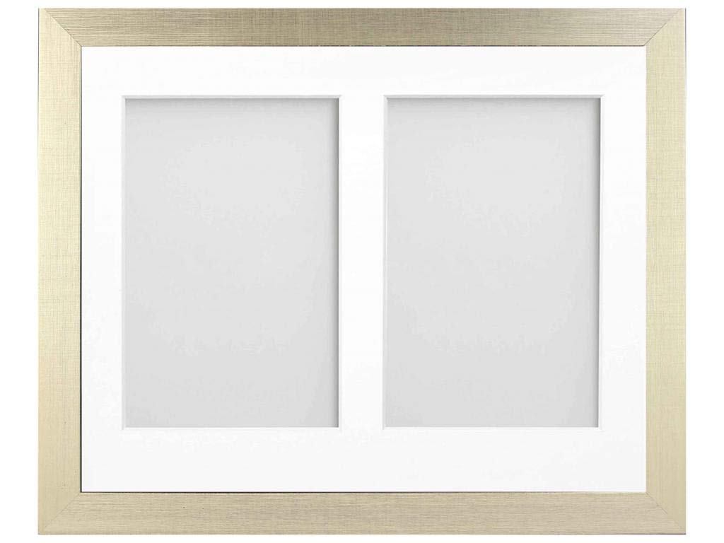 Frame Company Simpson Gold Multi Aperture Photo Frame, 10x8 for 6x4 inch (x2)