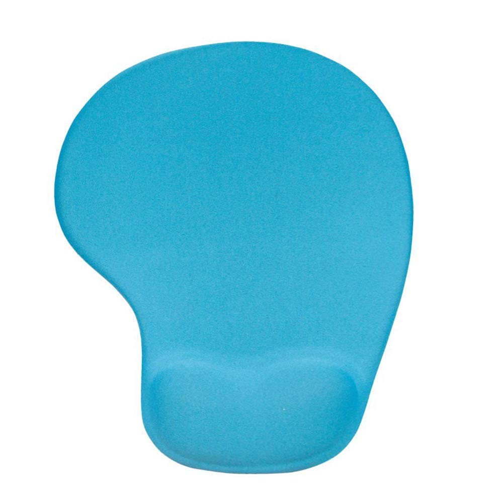 YingStar Mouse Pad Mouse Mat with Gel Wrist Rest Support Anti-Slip Rubber Base Comfort Gaming Mouse Pad for Laptop Computer PC (Blue)
