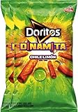 Doritos Dinamita Chile Limon Rolled Flavored Tortilla Chips, 9.25 oz Snack Care Package for College, Military, Sports (2)