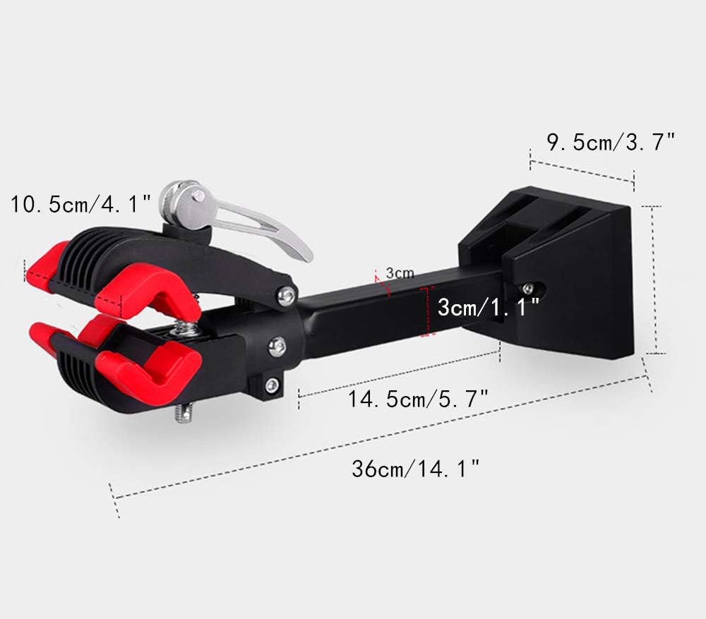 Clothink Bike Repair Stand Foldable Bicycle Wall Mount Rack Workstand, Bicycle Mechanic Maintenance for Storage: Home Improvement