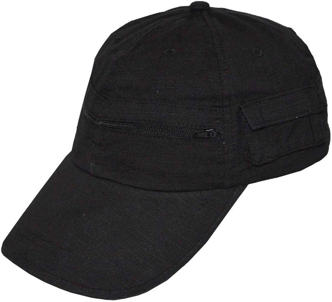 baseball cap with pocket