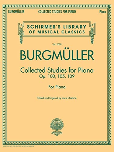 Collected Studies for Piano: Op. 100, 105, 109 , Vol. 2088