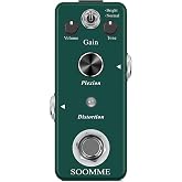 SOOMME Distortion Guitar Pedal Mini Single Guitar Effect Pedal for Electric Guitar Bass True Bypass (Distortion)