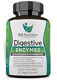 Digestive Enzyme Supplements for Women and Men by BiB Nutrition - Vegetarian Capsules for Better Digestion, IBS Bloating and Gas Relief, Aid for Weight Loss and Stomach Comfort - Lifetime Guarantee