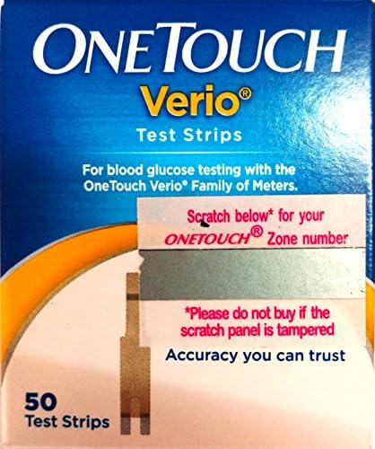 Lifescan OneTouch Verio Diabetic 50 Blood test strips