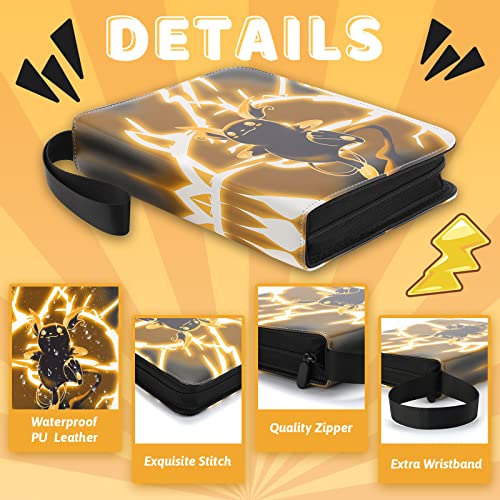 Cards Binder for Pokemon Card Holder 4-Pocket, Trading Card Games  Collection Binder Case Book Fits 400 Cards With 50 Removable Sleeves in  Dubai - UAE | Whizz Albums, Cases & Sleeves