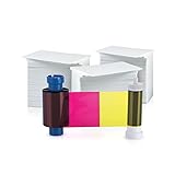 AlphaCard YMCKO 300 Print Ribbon/Card Pack for