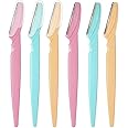 Ladies Face Razor for Peach Fuzz - 3R Factory Peach Fuz Shaver for Women, Womens Face Shavers, Face Blades, Facial Razor for Women Fine Hairs. Come with Safety Cover (Packs of 6)