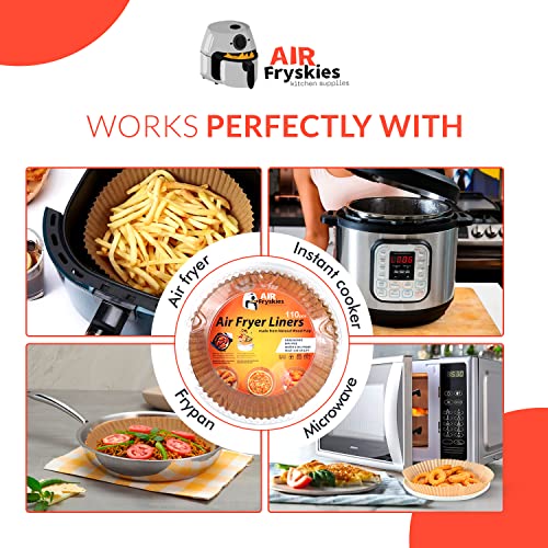 AirFryskies AirFrySkies Air Fryer Liner & Steamer Basket Combo 110pcs