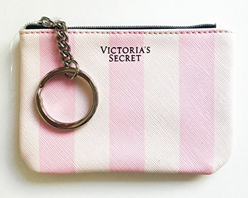Victoria s secret keychain coin purse pink & white …
