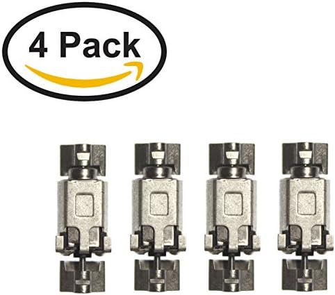 farhop 1.5-3V Micro Vibration Motor with Double Vibrating Heads / Double Eccentric Heads with Clamshell Packaging (4-Pack)