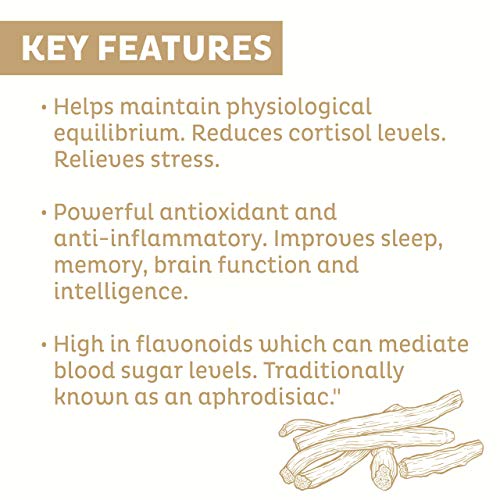 image for KOS Organic Ashwagandha Powder - Natural Anxiety Relief, Mood Enhancin