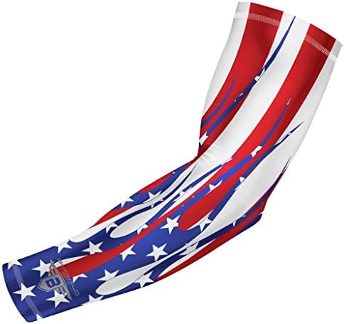 USA Mexico P. R. Flag Compression Arm Sleeve - Youth - Adult - Baseball Football