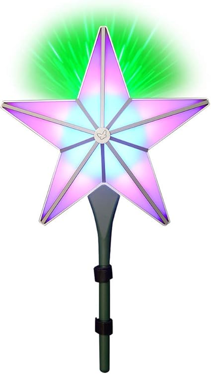 Amazon Co Jp Blisslights シャイニングスター クリスマス デコレーション カラフル 星空 Led ライトショー Silver Green ホーム キッチン