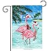 Briarwood Lane Christmas Flamingos Nautical Garden Flag Tropical Holiday Beach 12.5