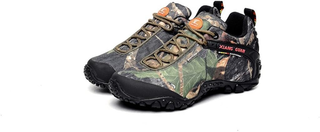 Amazon ショウカン アウトドア 登山 ハイキング靴 迷彩の靴 Xiangguan ショウカン スニーカー