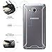 Galaxy Grand Prime Case, POETIC Affinity Series Premium Thin/No Bulk/Protection Where its Needed/Clear/Dual Material Protective Bumper Case for Samsung Galaxy Grand Prime (2014) Frosted Clear/Clear