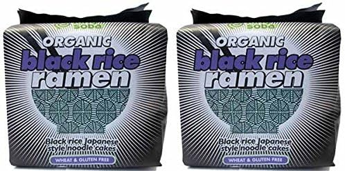 (2 PACK) - King Soba Noodles - Black Rice Ramen| 280 x 6 gx |2 PACK - SUPER SAVER - SAVE MONEY