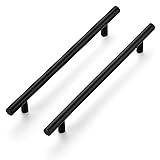 Ravinte 10 Inch Cabinet Handles Matte Black Drawer