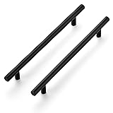 Ravinte 10 Inch Cabinet Handles Matte Black Drawer