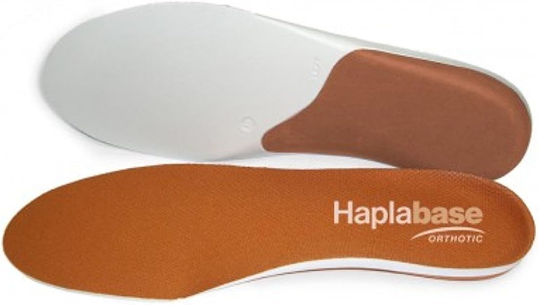 Hapla Base Orthotic Insoles, 15mm Deep Heel Cup, Contoured Arch SupporT