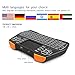KUD i8+ 2.4GHz Plus Mini Wireless Keyboard with Touchpad Mouse LED Backlig Handheld Remote Control Keyboard for Android TV BOX,Smart TV,PC Notebook,X-BOX,HTPC(include Rechargable Li-ion Battery)