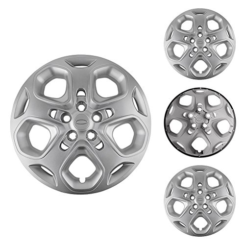 LEDKINGDOMUS Ford Fusion Hubcaps, 4pcs Hub Caps for Ford Fusion with 17' Steel Wheels 5 Lug Hubcaps Wheel Covers OE Number AE5Z1130C AE5Z1130D AE5Z1130AA