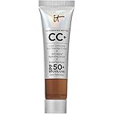 IT Cosmetics CC+ Cream - Natural Full Coverage Foundation With SPF 50+, Color Corrector & Anti-Aging Hydrating Serum, Hyaluronic Acid + Peptides, Lightweight Up To 24H Wear, All Skin Types