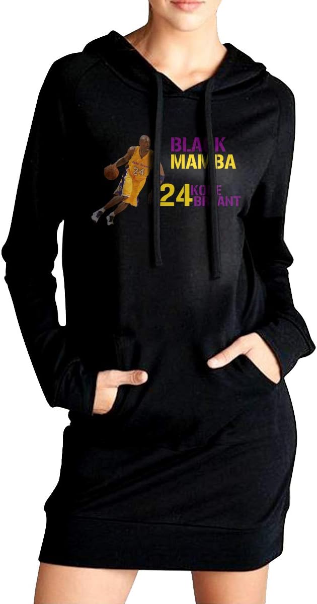 Women's Basketball Black Mamba KOB-e Brya-nt 24 Hooded Sweater Long Sleeves Hat Drawstring with Front Pocket
