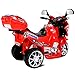 Costzon Ride On Motorcycle, 6V Battery Powered 3 Wheels Electric Bicycle, Ride On Vehicle with Music, Horn, Headlights for Kids (Red Motorcycle)