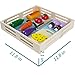 Wooden Cutting Board Toys, Kitchen Toys Cutting Vegetables Set with Knife and Cutting Board (21 pcs)