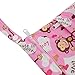 Baby Wet Bag Dry Bag Splice Cloth Diaper Wet Bags Waterproof Small Size with Zipper Snap Handle Pack of 2 (Monkey and Red Owls)