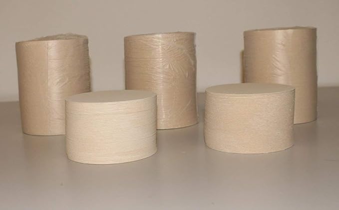 25 Stück Bierdeckel Rohlinge blanko unbedruckt rund Ø 107 mm Material aus original Bierdeckelpappe