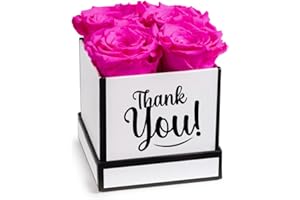 Soho Floral Arts Thank You Gifts | Genuine Roses that Last for Years | Employee Appreciation Gifts Thank You Gifts For Women Medical Assistant Gifts Hostess Gifts | Flowers For Delivery | Rose Box
