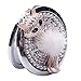 Generic 3D Handmade Metal and Alloy Compact Mirror for Women Wedding Gifts Mirror with Cute Fox Animal Double Sides with a Enlarge Glass