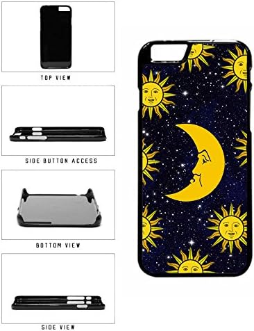 Vintage Retro Sun Moon Space Nebula Pattern iPhone 6 Plus / iPhone 6S Plus (5.5) Hard Case Back Cover